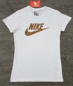 NIKE Ladies T-Shirt (WHITE) (S - M - L - XL)
