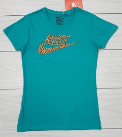 NIKE Ladies T-Shirt (BLUE - GREEN) (S - M - L - XL)