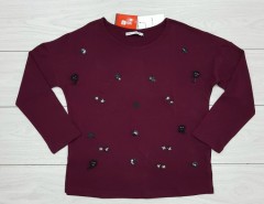SFERABASIC Ladies Shirt (DARK RED) (XXS - XS - S - M - L - XL - XXL) 