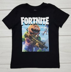 FOX FORTNITE Boys T-Shirt (BLACK) (4 to 12 Years)
