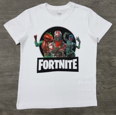 FOX FORTNITE Boys T-Shirt (WHITE) (6 to 14 Years)