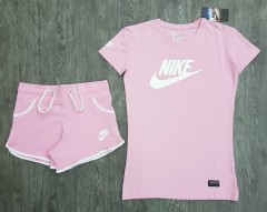 NIKE Ladies Shorty Set (PINK) (S - M - L - XL)