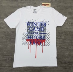 WINTER-CAME Mens T-Shirt (WHITE) (S - M - L - XL - XXL) 