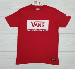 VANS Mens T-Shirt (RED) (S - M - L - XL)