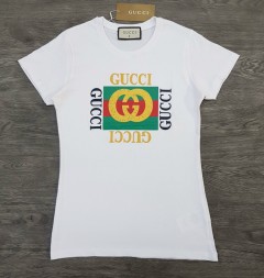 GUCCI Ladies T-Shirt (WHITE) (S - M - L - XL)