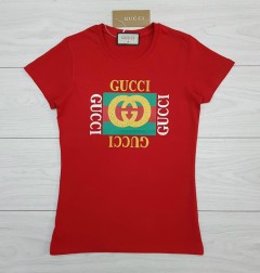 GUCCI Ladies T-Shirt (RED) (S - M - L - XL)
