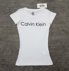 CALVIN KLEIN Ladies T-Shirt (WHITE) (S - M - L - XL)