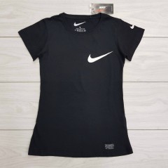 NIKE Ladies T-Shirt (BLACK) (S - M - L - XL)