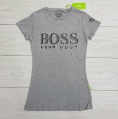 HUGO BOSS Ladies T-Shirt (GRAY) (S - M - L - XL)