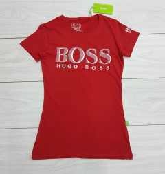 HUGO BOSS Ladies T-Shirt (RED) (S - M - L - XL)