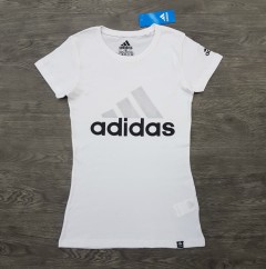 ADIDAS Ladies T-Shirt (WHITE) (S - M - L - XL)