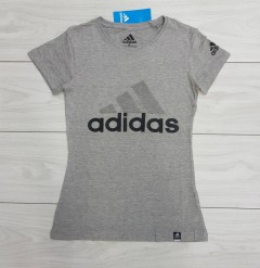 ADIDAS Ladies T-Shirt (GRAY) (S - M - L - XL)