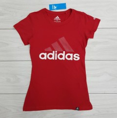 ADIDAS Ladies T-Shirt (RED) (S - M - L - XL)