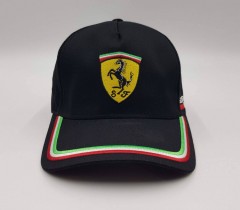 FERRARI Mens Cap (BLACK) (Free Size )