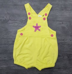 Girls Romper (YELLOW) (1 to 18 Months)