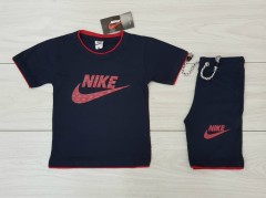 NIKE Boys 2 Pcs T-Shirt + Short Sport Set (NAVY) (2 to 10 Years)