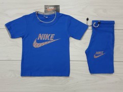 NIKE Boys 2 Pcs T-Shirt + Short Sport Set (BLUE) (2 to 10 Years) 