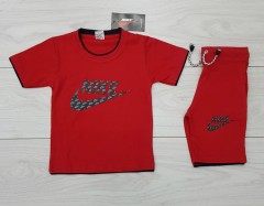 NIKE Boys 2 Pcs T-Shirt + Short Sport Set (RED) (2 to 10 Years)