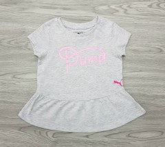 PUMA Girls T-Shirt (GRAY) (2 to 6 Years)