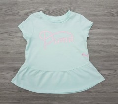 PUMA Girls T-Shirt (LIGHT BLUE) (2 to 6 Years)