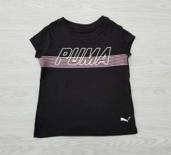 PUMA Girls T-Shirt (BLACK) (2 to 6 Years)