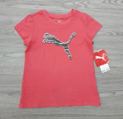 PUMA Girls T-Shirt (RED) (5 Years)