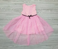 TRISSI Girls Frock (PINK) (3 to 9 Years)