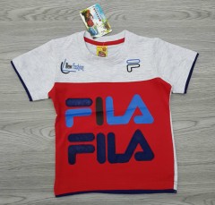 FILA Boys T-Shirt (RED) (3 to 8 Years)