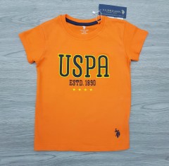 U.S. POLO ASSN Boys T-Shirt (ORANGE) (12 Months to 3 Years )