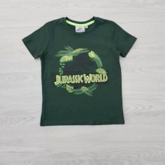 JURASSIC WORLD Boys T-Shirt (GREEN) (4 to 9 Years)