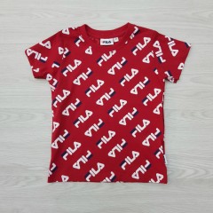 FILA Boys T-Shirt (RED) (110 to 130 cm)