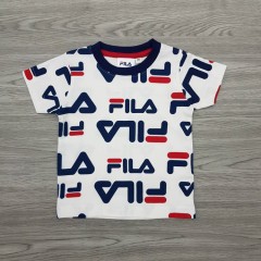 FILA Boys T-Shirt (WHITE) (90 to 130 cm)