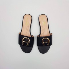 CLOWSE  Ladies Sandals Shoes (BLACK) (36 to 41)