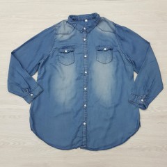 Ladies Shirt (BLUE) (XL)