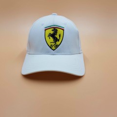 FERRARI Mens Cap (WHITE) (Free Size)