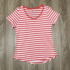DIP Ladies T-Shirt (RED - WHITE) (M - L - XL)
