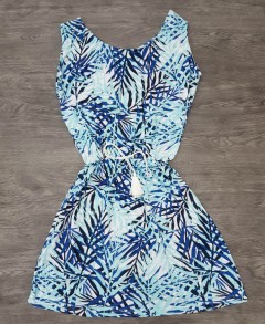 BASICS Ladies Dress (BLUE) (XXS - XS - S - M - L - XL - XXL) 