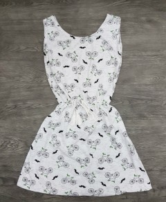 BASICS Ladies Dress (WHITE) (XXS - XS - S - M - L - XL - XXL) 
