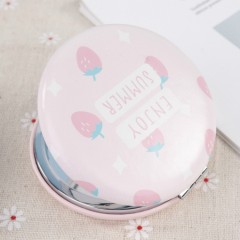 GENERIC Double-Sided Makeup Mirror (PINK)