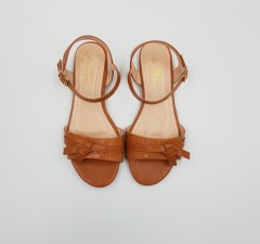 CLOWSE Ladies Sandals Shoes (CAMEL) (38 to 41)