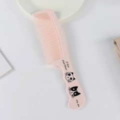 SMALL GREEN Hair Comb (LIGHT PINK)