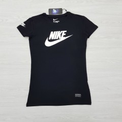 NIKE Ladies T-Shirt (BLACK) (S - M - L - XL)