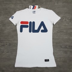 FILA Ladies T-Shirt (WHITE) (S - M - L - XL)