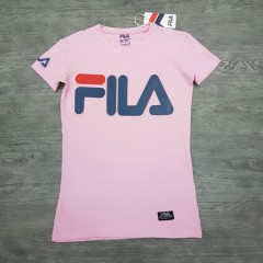 FILA Ladies T-Shirt (PINK) (S - M - L - XL) 