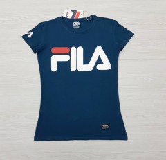 FILA  Ladies T-Shirt (GREEN - BLUE) (S - M - L - XL) 
