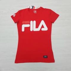 FILA  Ladies T-Shirt (RED) (S - M - L - XL) 