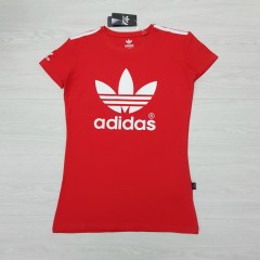 ADIDAS  Ladies T-Shirt (RED) (S - XL)