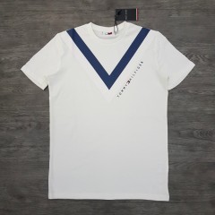 TOMMY HILFIGER Mens T-Shirt (WHITE) (S - M - L - XL)