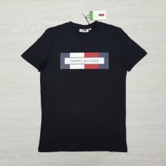 TOMMY HILFIGER Mens T-Shirt (BLACK) (S - M - L - XL)