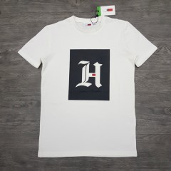 TOMMY HILFIGER Mens T-Shirt (WHITE) (S - M - L - XL)